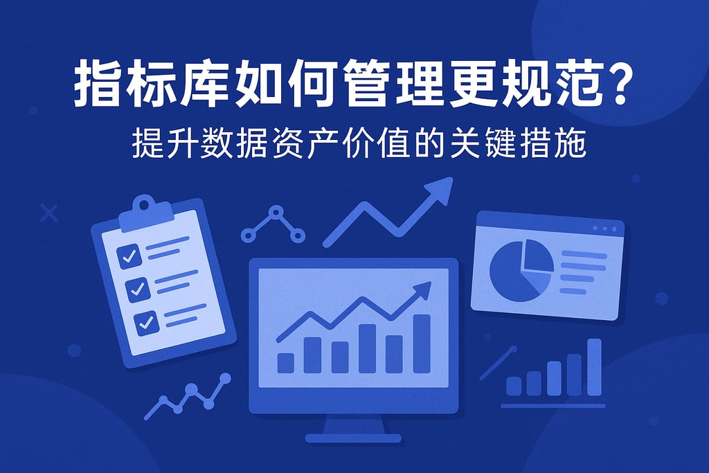 指标库如何管理更规范？提升数据资产价值的关键措施