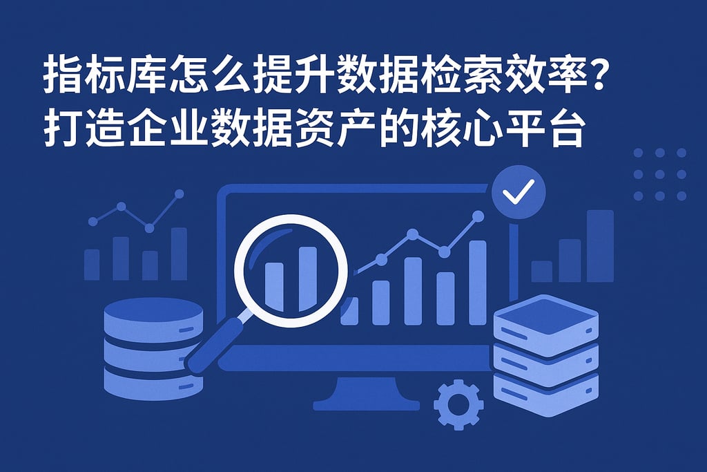 指标库怎么提升数据检索效率？打造企业数据资产的核心平台