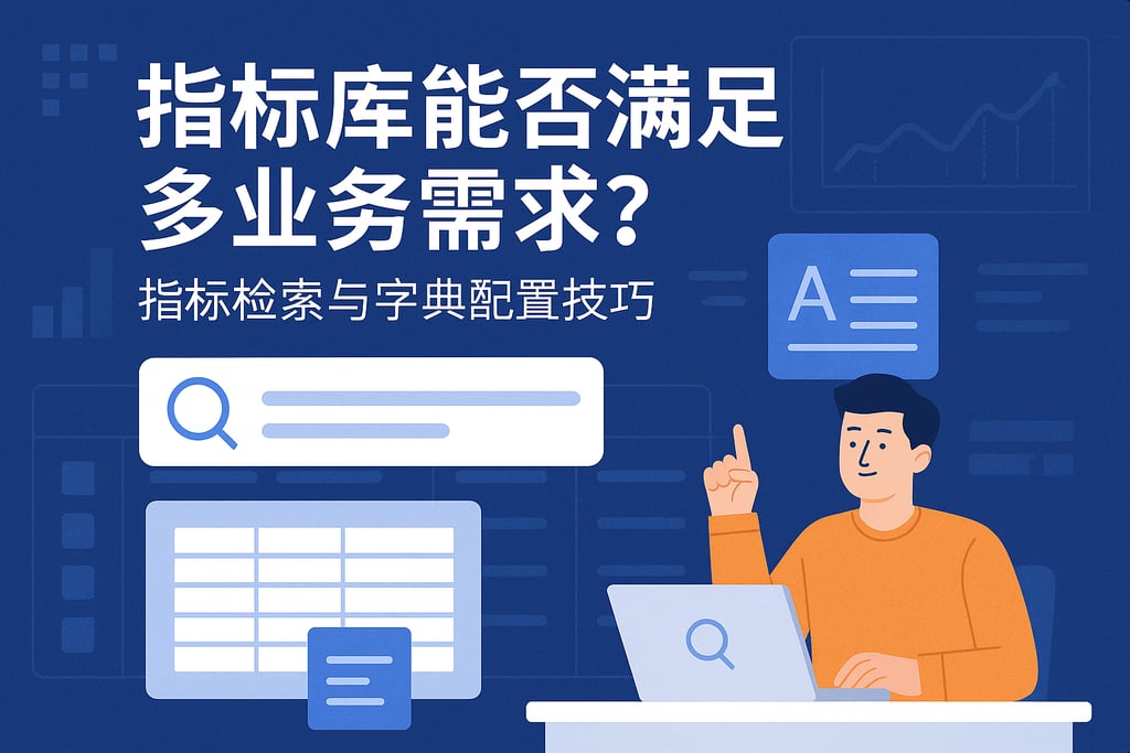 指标库能否满足多业务需求？指标检索与字典配置技巧