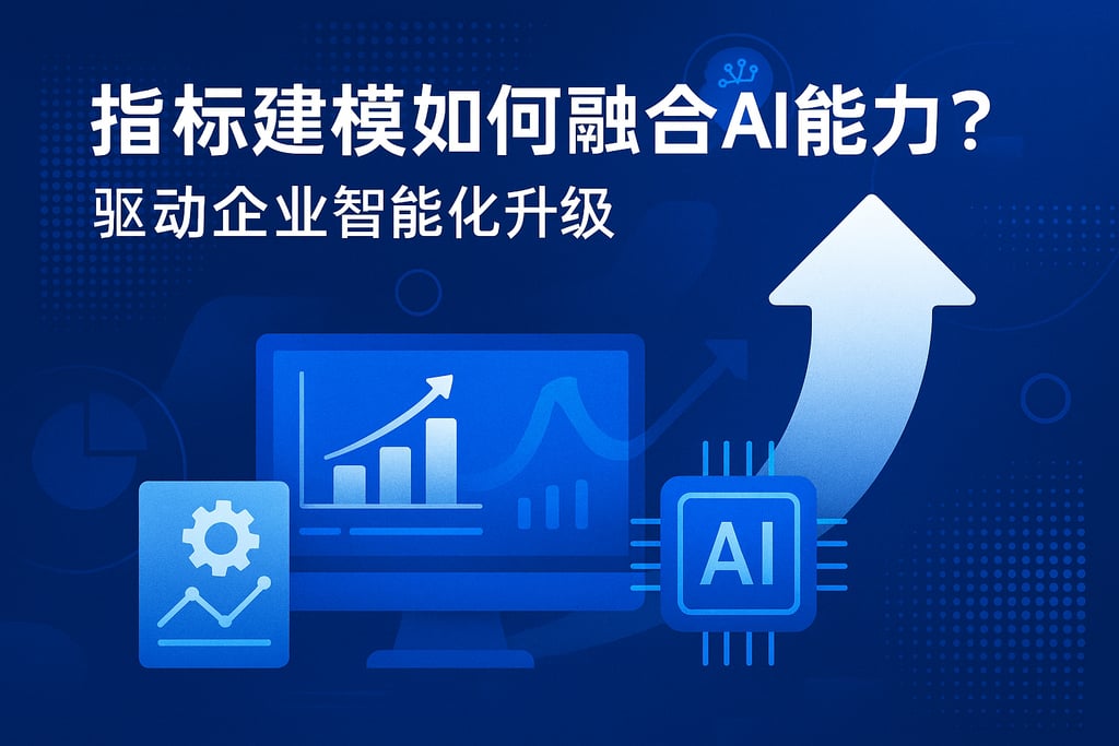 指标建模如何融合AI能力？驱动企业智能化升级