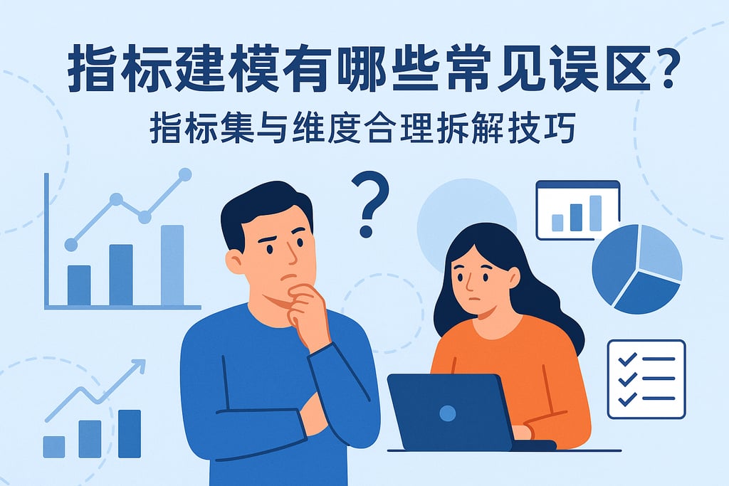 指标建模有哪些常见误区？指标集与维度合理拆解技巧