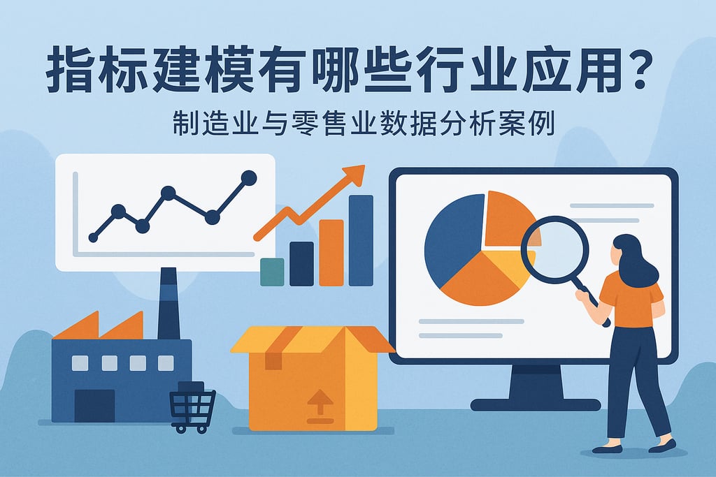 指标建模有哪些行业应用？制造业与零售业数据分析案例