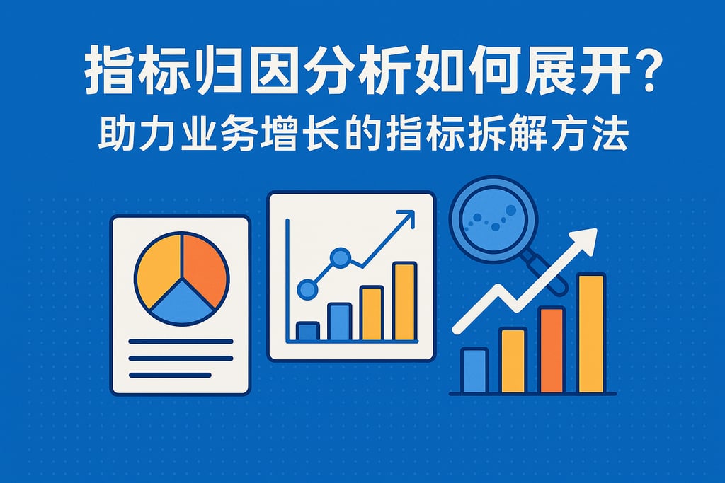 指标归因分析如何展开？助力业务增长的指标拆解方法
