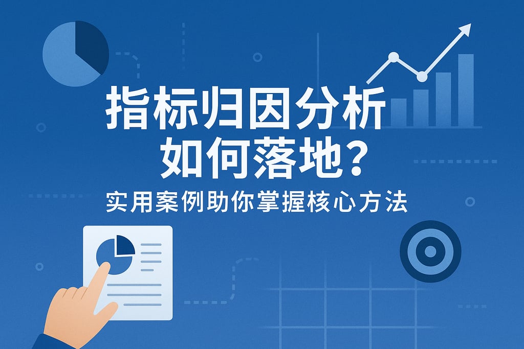 指标归因分析如何落地？实用案例助你掌握核心方法