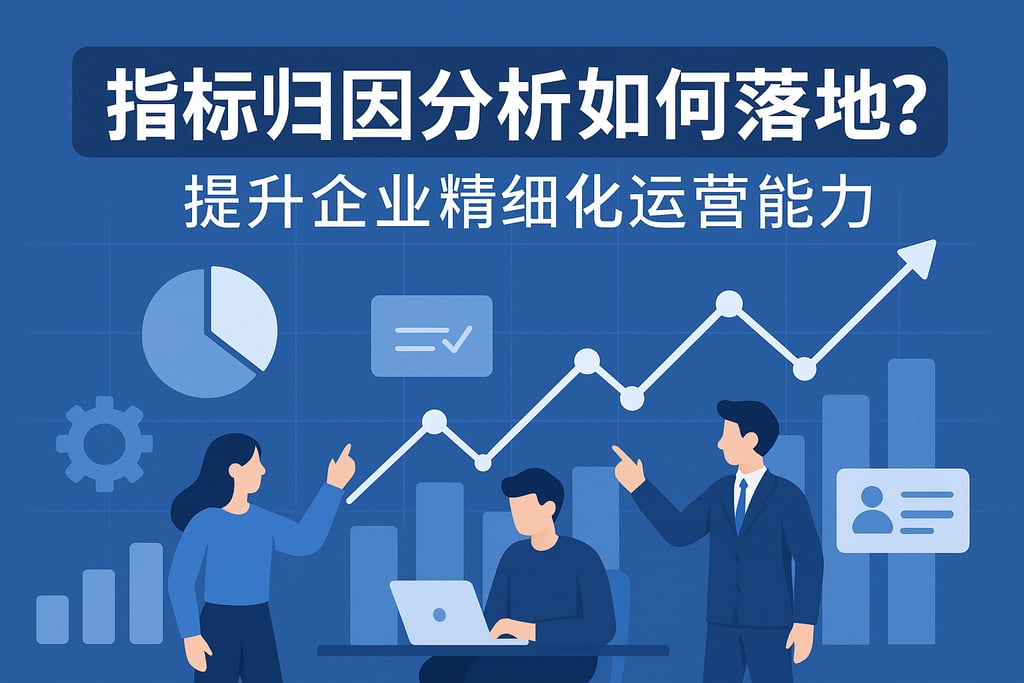 指标归因分析如何落地？提升企业精细化运营能力