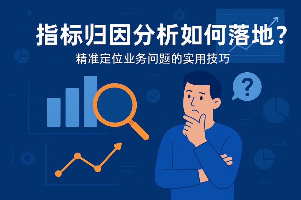 指标归因分析如何落地？精准定位业务问题的实用技巧