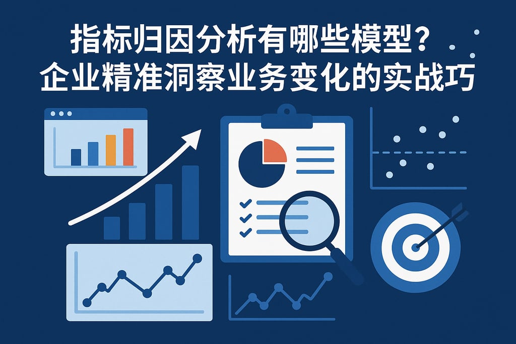 指标归因分析有哪些模型？企业精准洞察业务变化的实战技巧