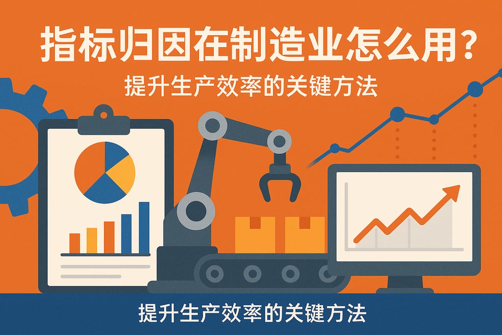 指标归因在制造业怎么用？提升生产效率的关键方法