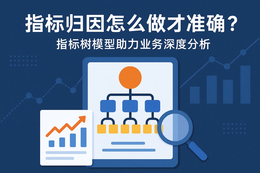 指标归因怎么做才准确？指标树模型助力业务深度分析