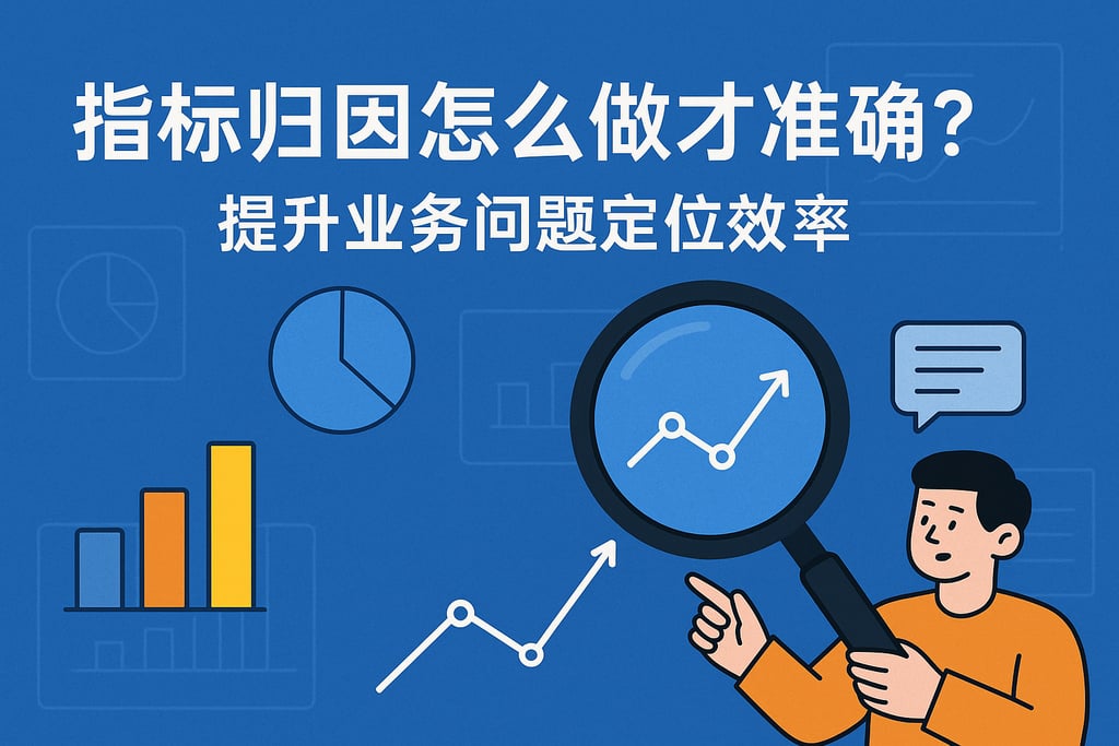 指标归因怎么做才准确？提升业务问题定位效率