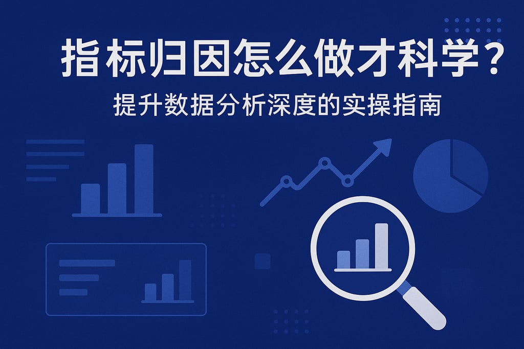 指标归因怎么做才科学？提升数据分析深度的实操指南