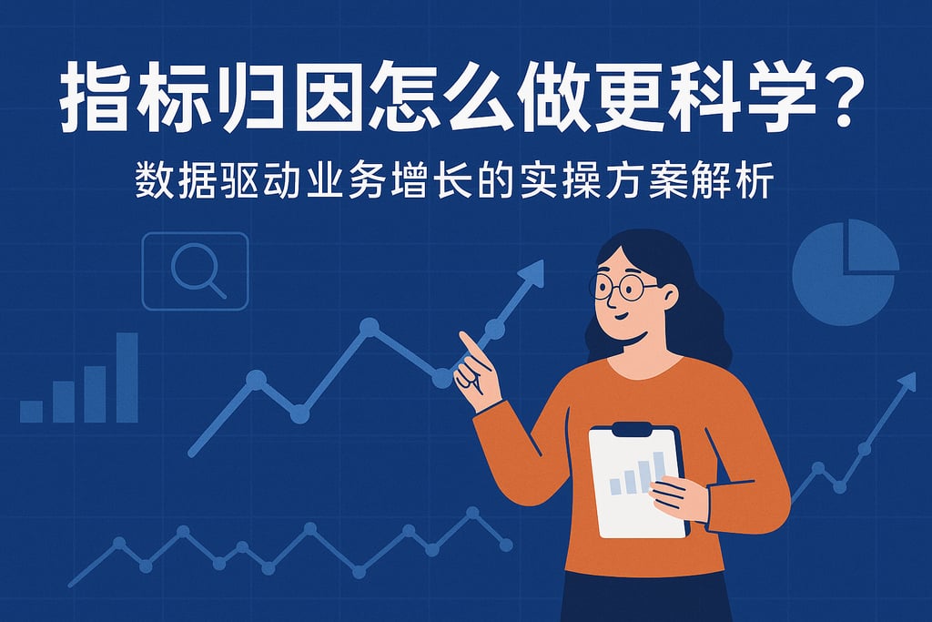 指标归因怎么做更科学？数据驱动业务增长的实操方案解析