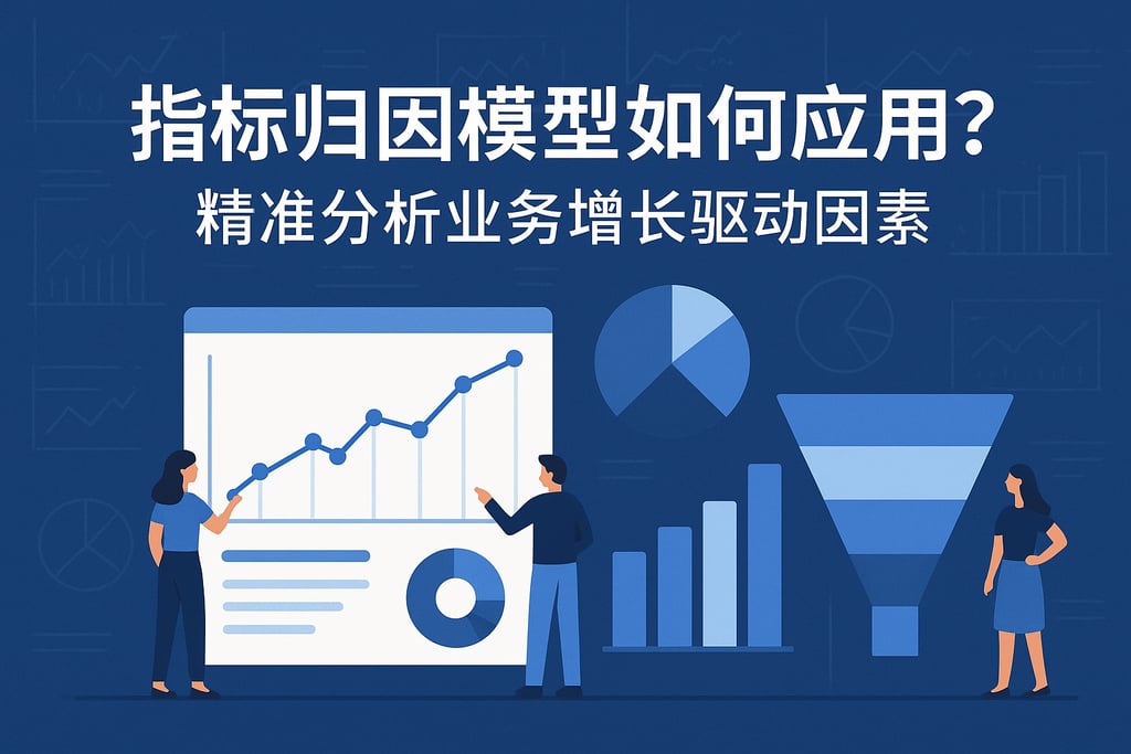 指标归因模型如何应用？精准分析业务增长驱动因素