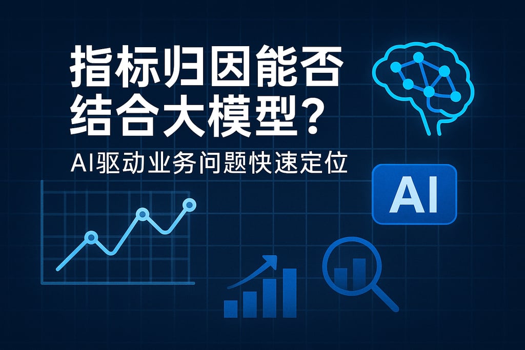 指标归因能否结合大模型？AI驱动业务问题快速定位