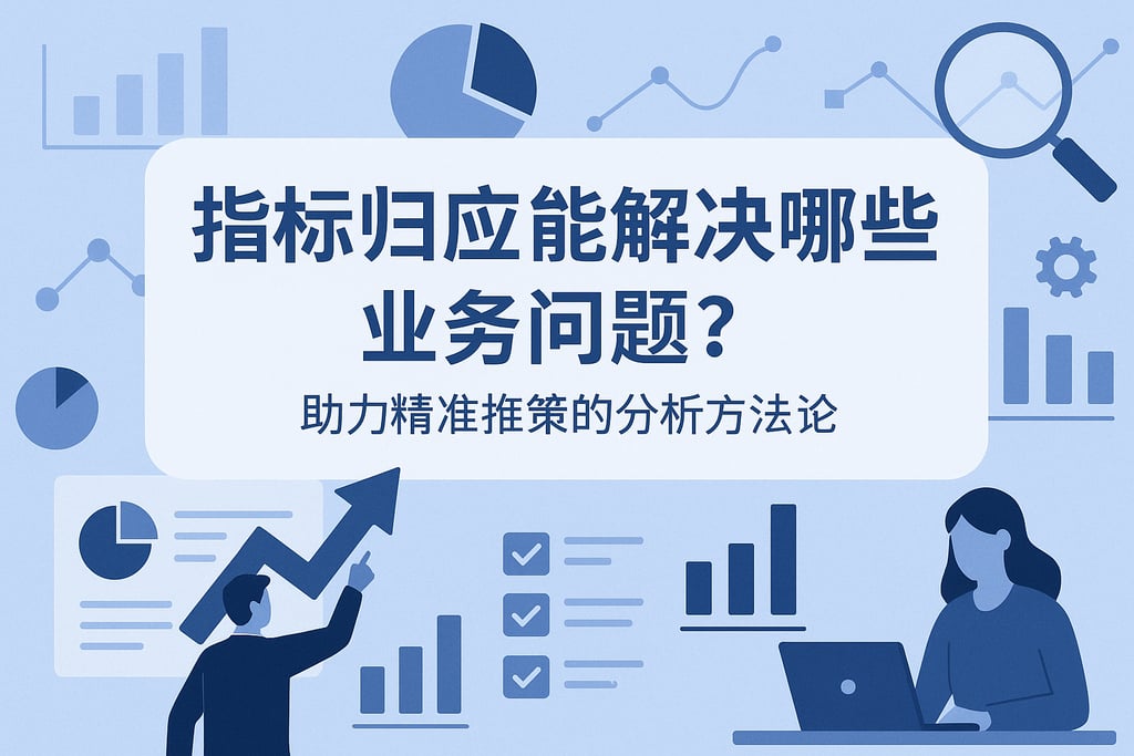 指标归因能解决哪些业务难题？助力精准决策的分析方法论