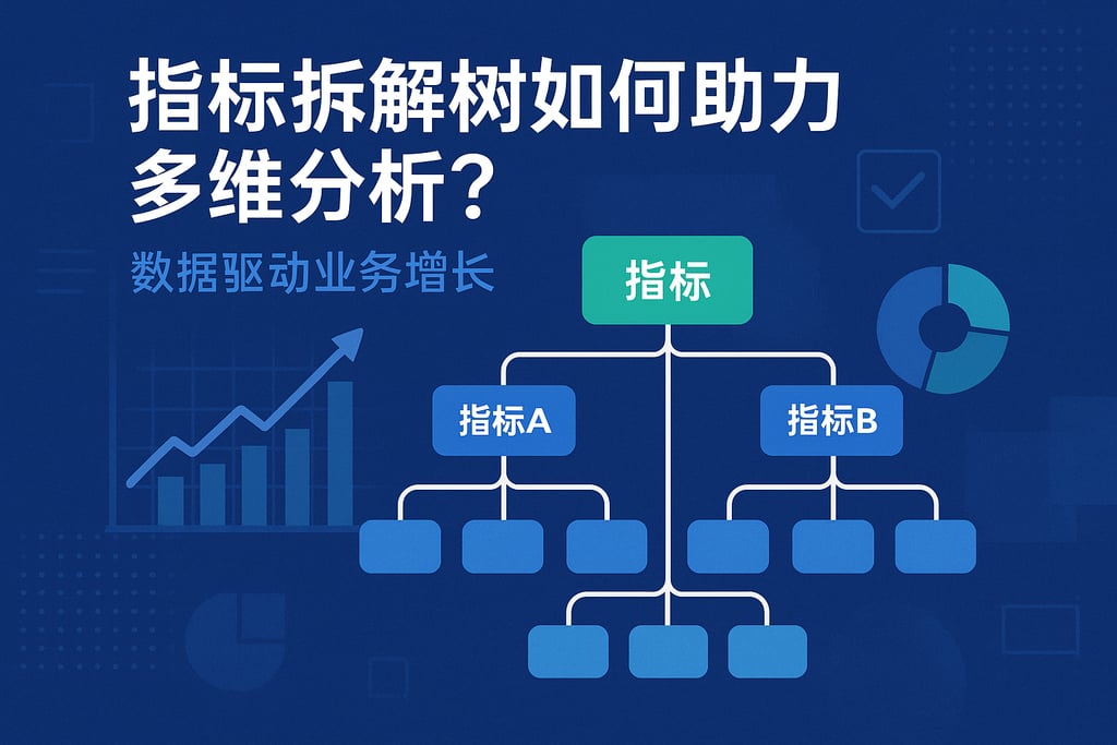 指标拆解树如何助力多维分析？数据驱动业务增长