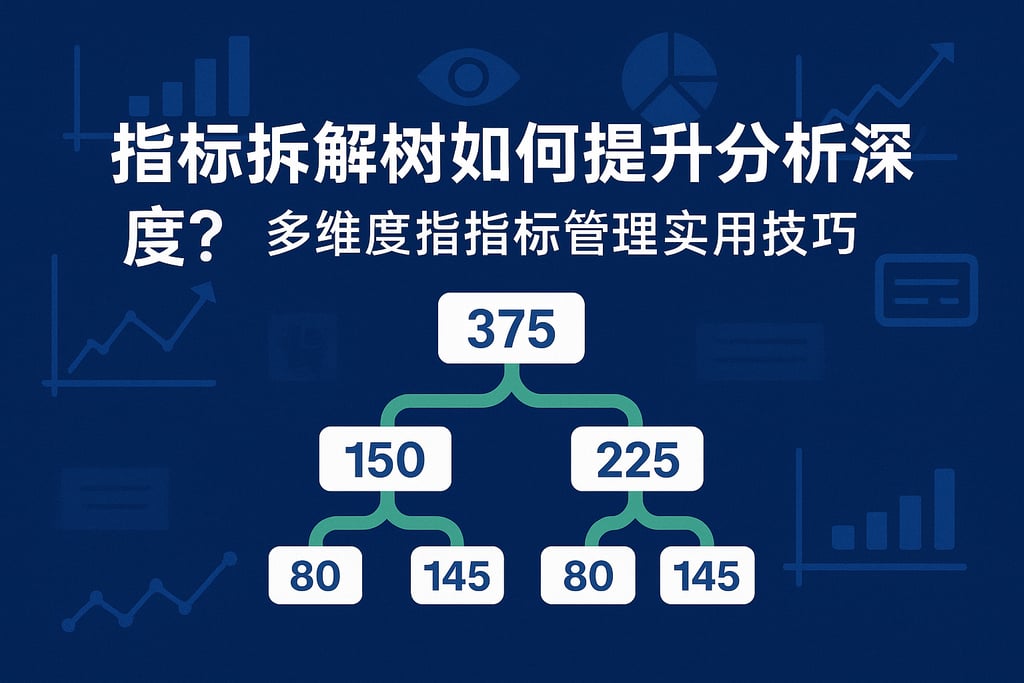 指标拆解树如何提升分析深度？多维度指标管理实用技巧