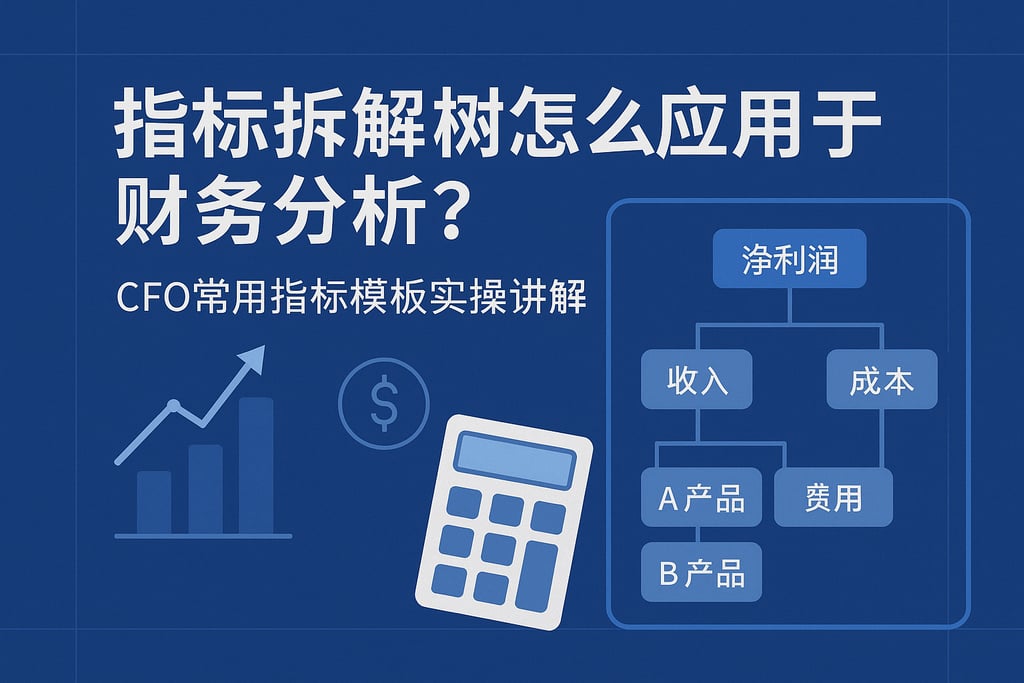 指标拆解树怎么应用于财务分析？CFO常用指标模板实操讲解