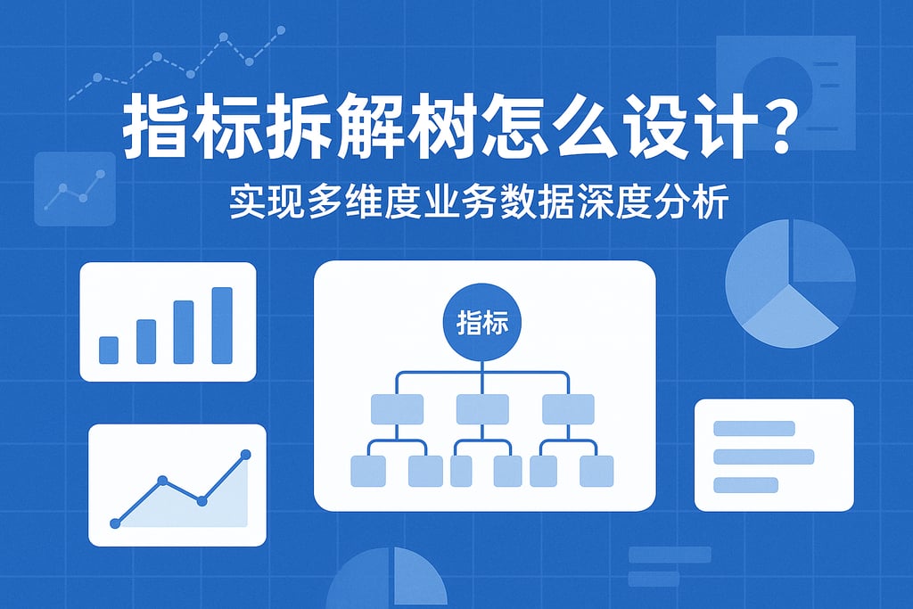 指标拆解树怎么设计？实现多维度业务数据深度分析
