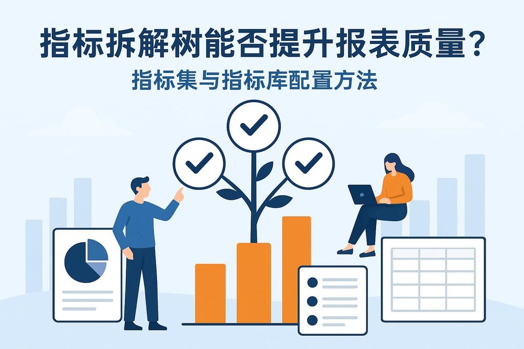 指标拆解树能否提升报表质量？指标集与指标库配置方法