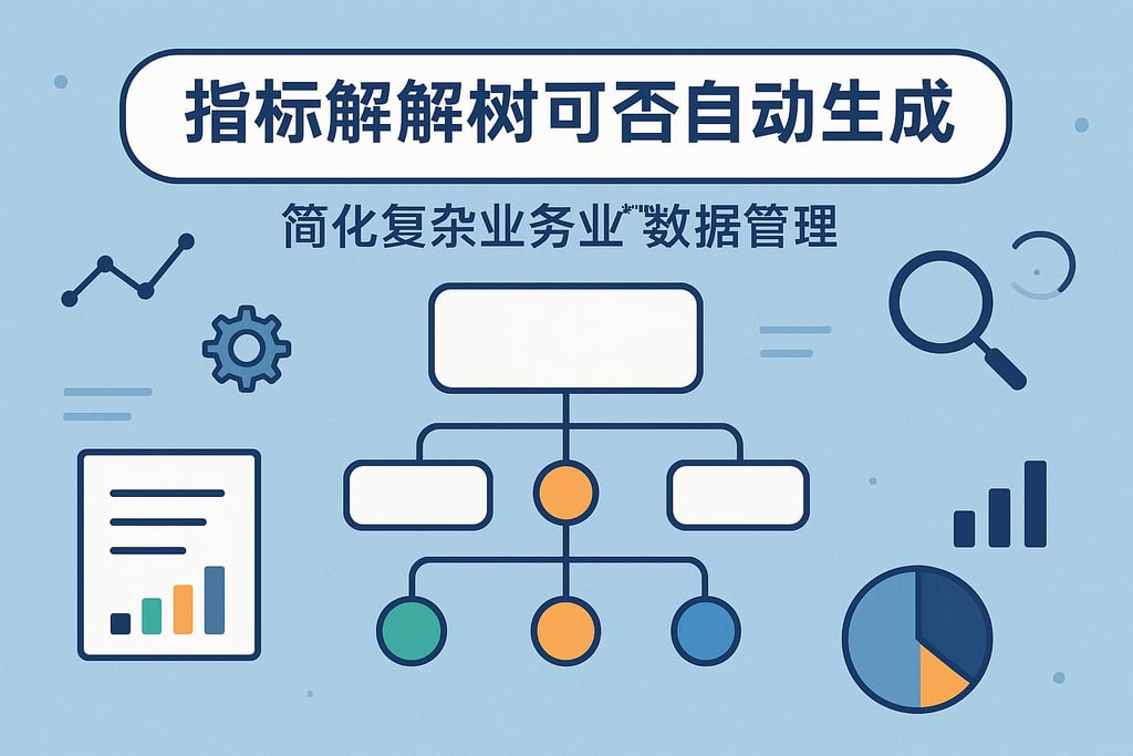 指标拆解树能否自动生成？简化复杂业务的数据管理