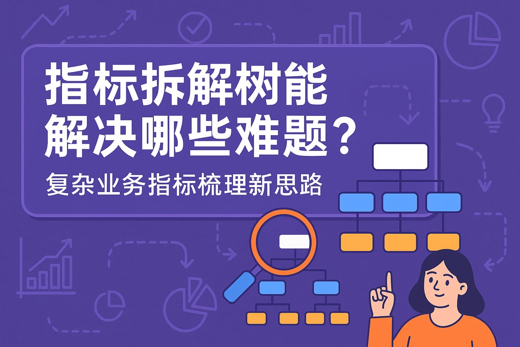 指标拆解树能解决哪些难题？复杂业务指标梳理新思路