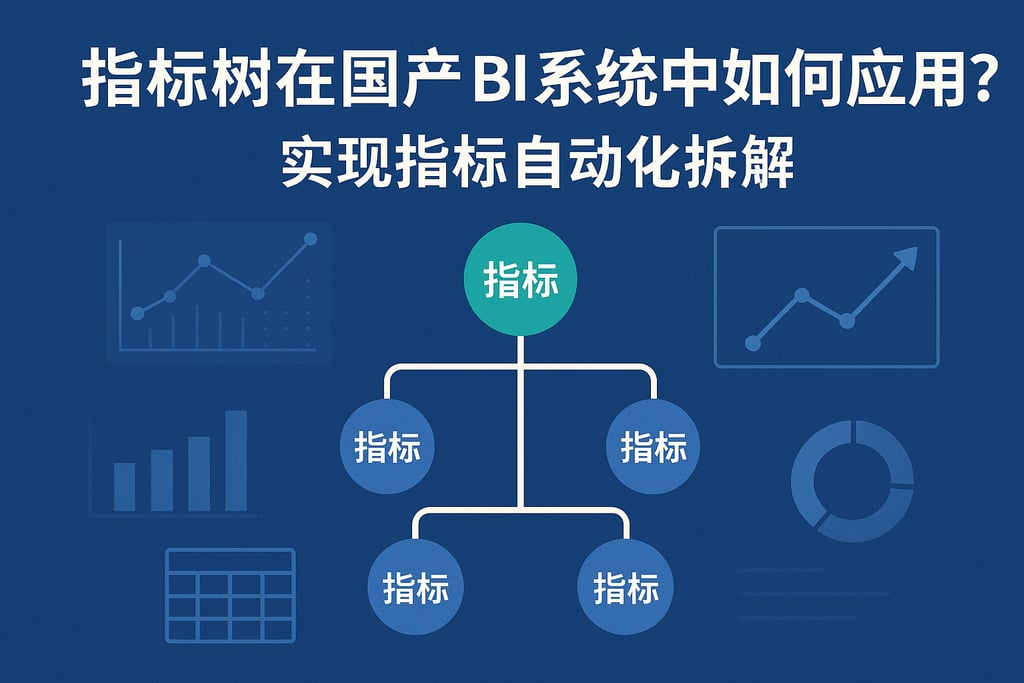 指标树在国产BI系统中如何应用？实现指标自动化拆解