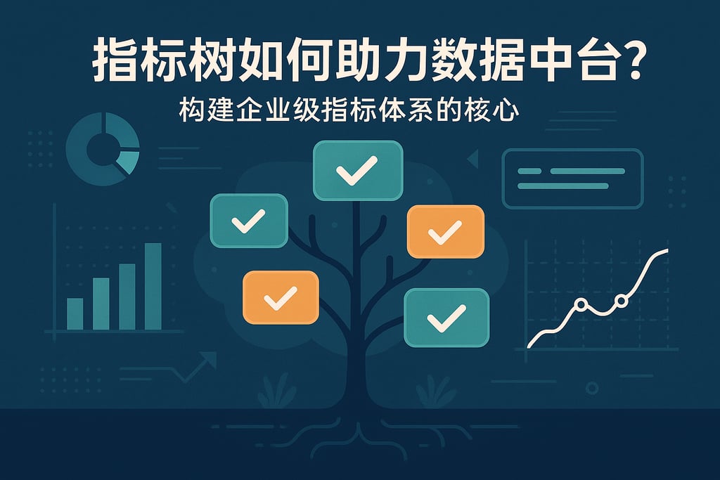 指标树如何助力数据中台？构建企业级指标体系的核心