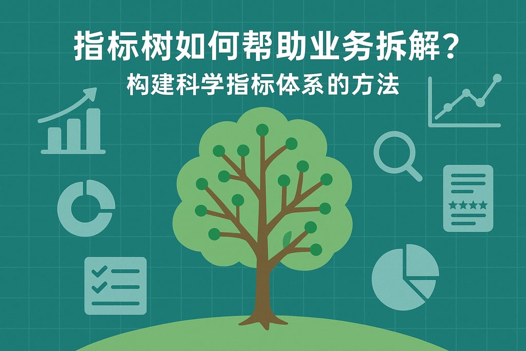 指标树如何帮助业务拆解？构建科学指标体系的方法