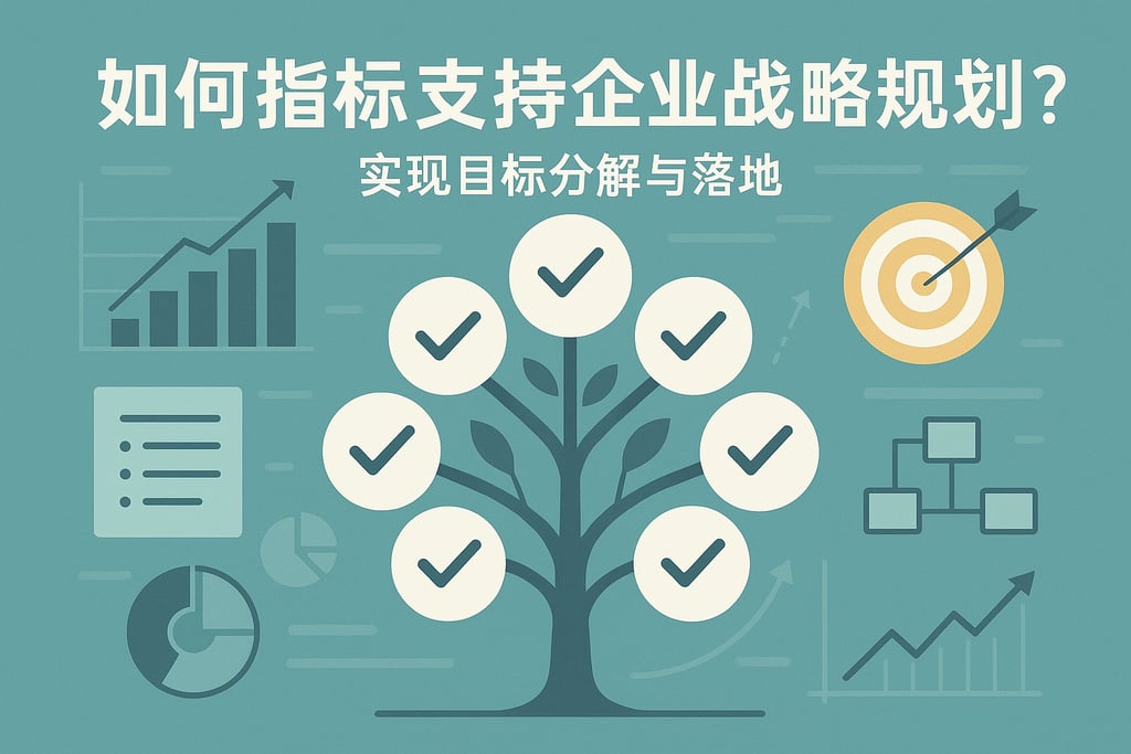 指标树如何支持企业战略规划？实现目标分解与落地
