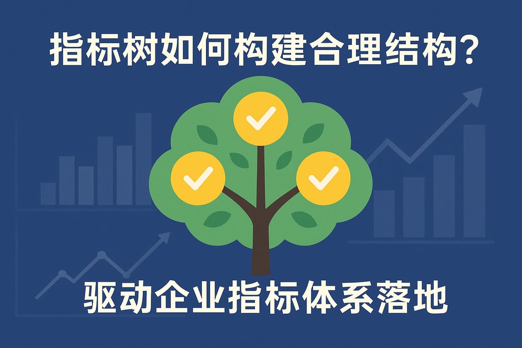 指标树如何构建合理结构？驱动企业指标体系落地