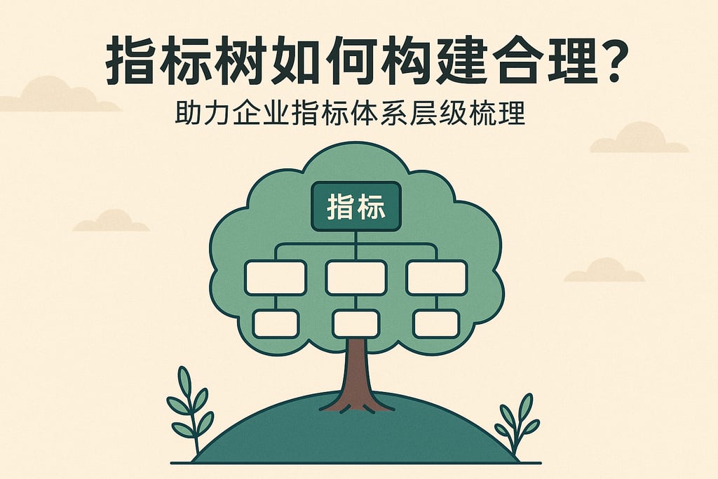 指标树如何构建合理？助力企业指标体系层级梳理
