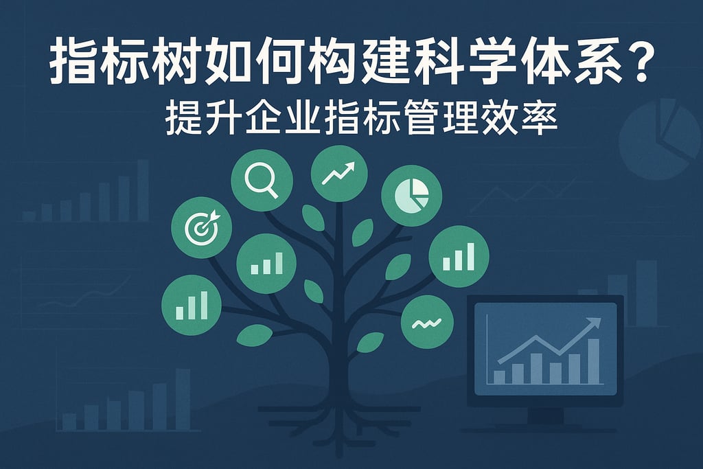 指标树如何构建科学体系？提升企业指标管理效率