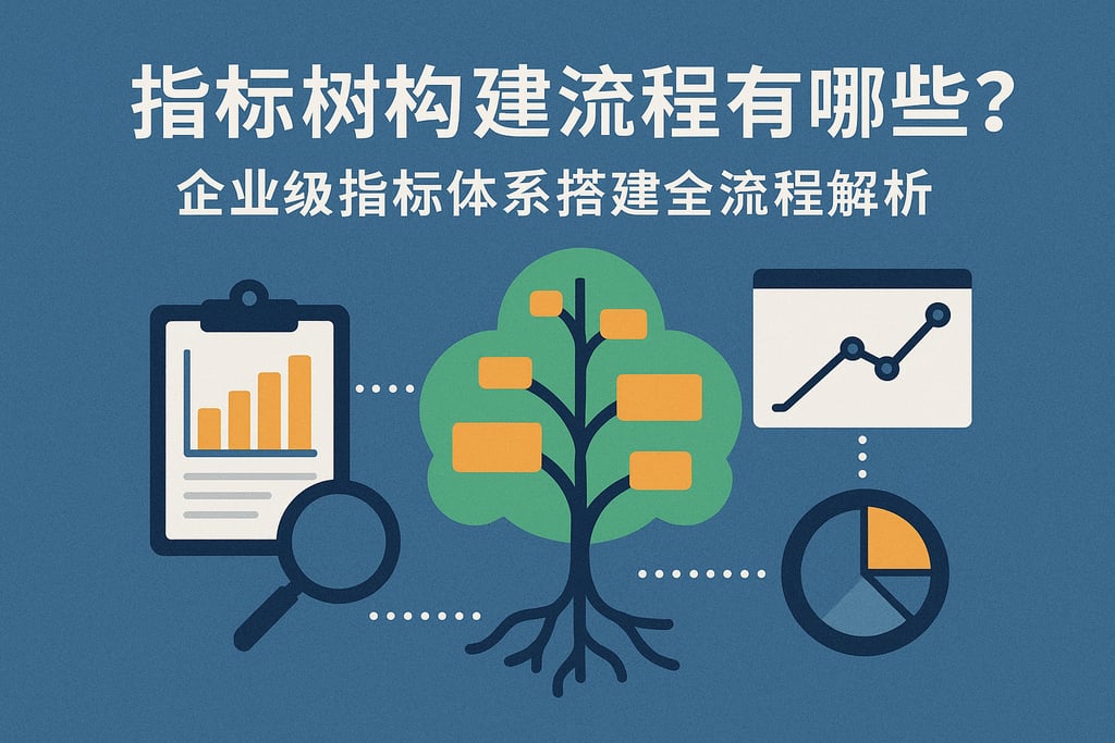 指标树构建流程有哪些？企业级指标体系搭建全流程解析