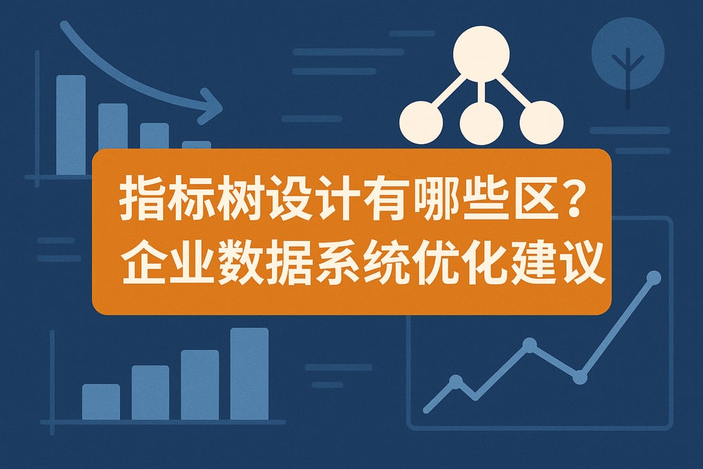 指标树设计有哪些误区？企业数据体系优化建议