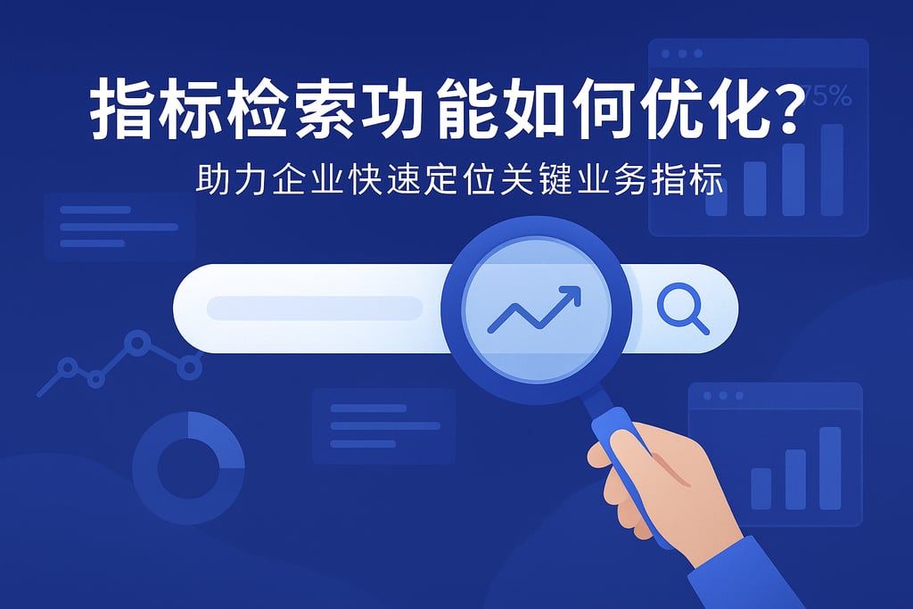 指标检索功能如何优化？助力企业快速定位关键业务指标