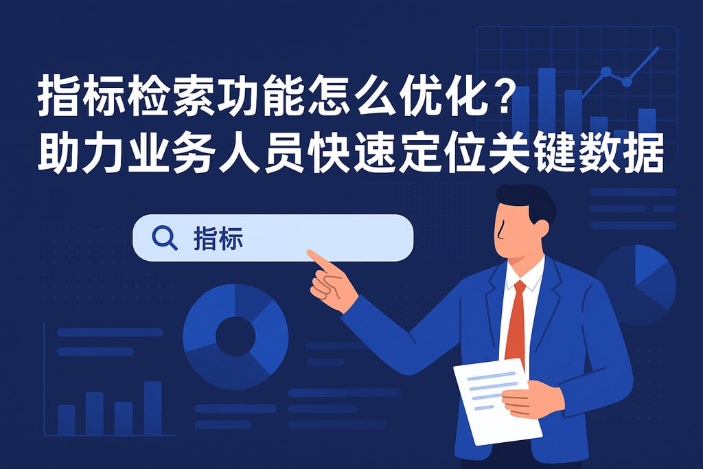 指标检索功能怎么优化？助力业务人员快速定位关键数据