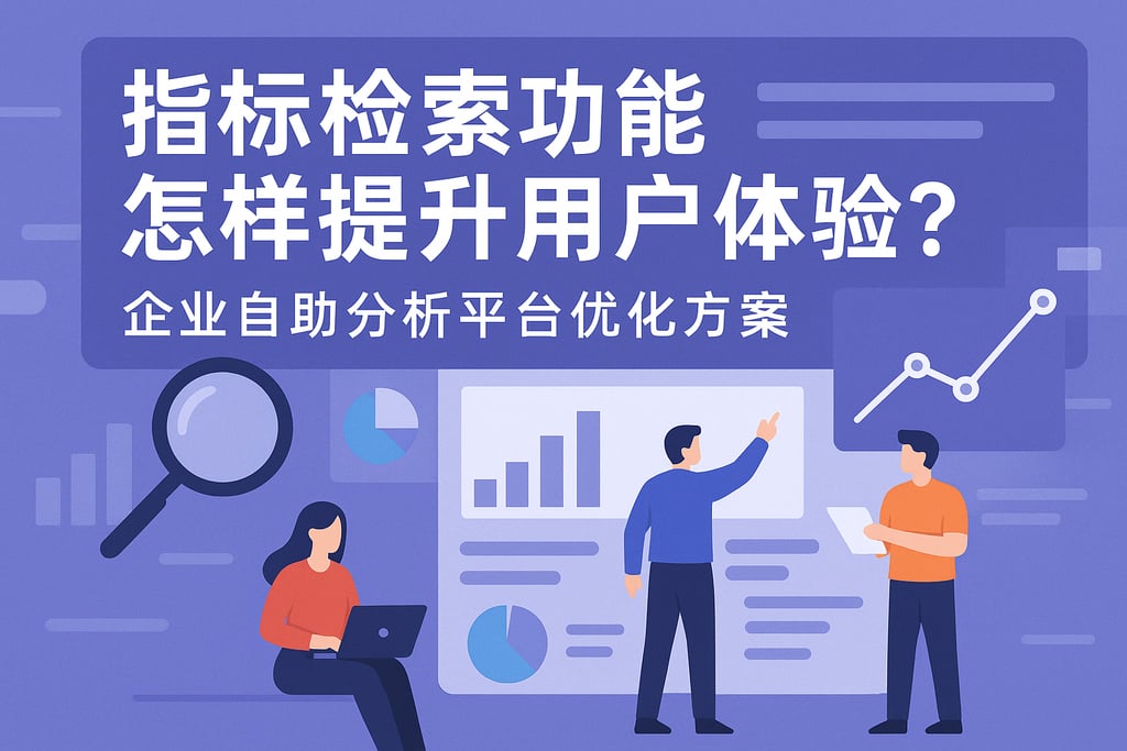 指标检索功能怎样提升用户体验？企业自助分析平台优化方案