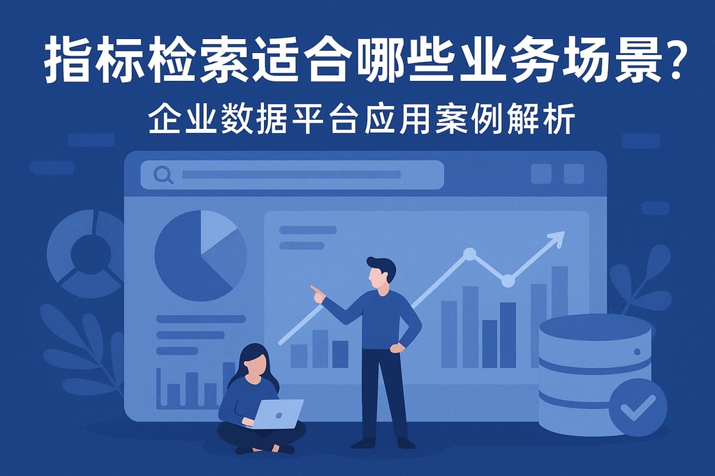 指标检索适合哪些业务场景？企业数据平台应用案例解析
