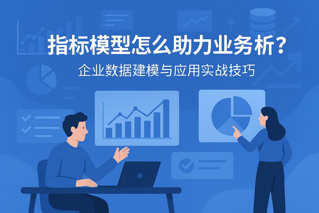 指标模型怎么助力业务分析？企业数据建模与应用实战技巧
