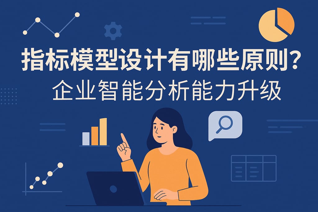 指标模型设计有哪些原则？企业智能分析能力升级