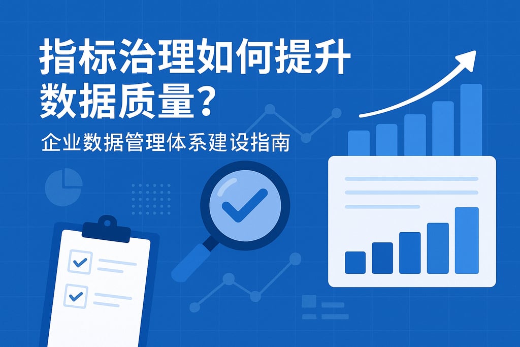 指标治理如何提升数据质量？企业数据管理体系建设指南