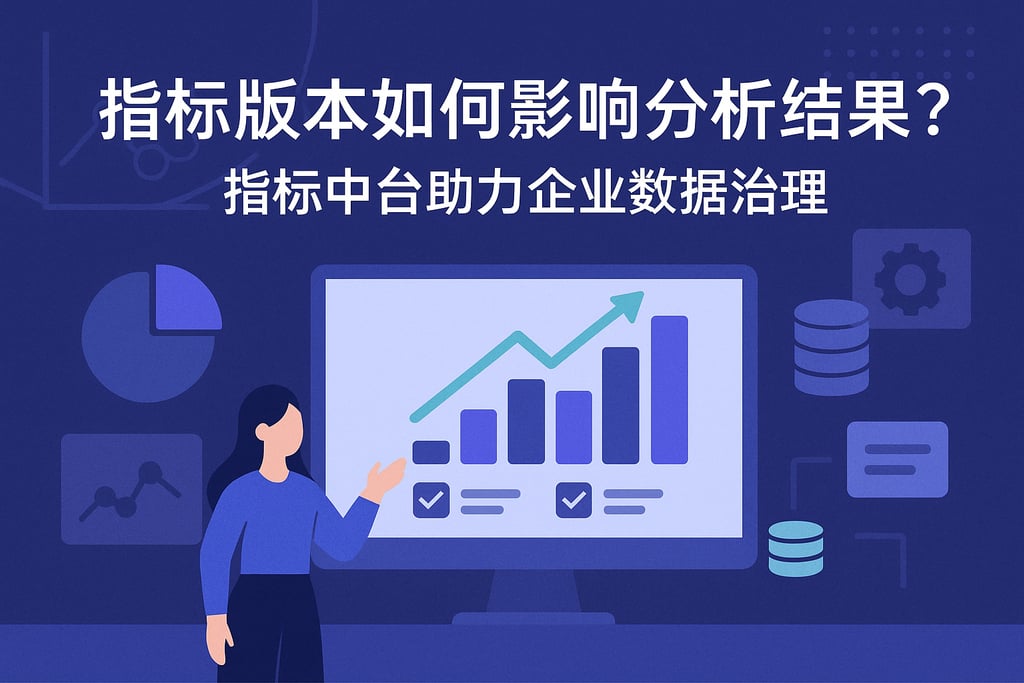 指标版本如何影响分析结果？指标中台助力企业数据治理