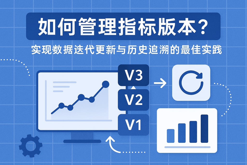 指标版本如何管理？实现数据迭代更新与历史追溯的最佳实践
