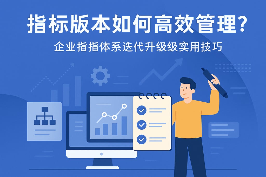 指标版本如何高效管理？企业指标体系迭代升级实用技巧