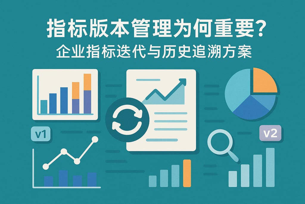 指标版本管理为何重要？企业指标迭代与历史追溯方案
