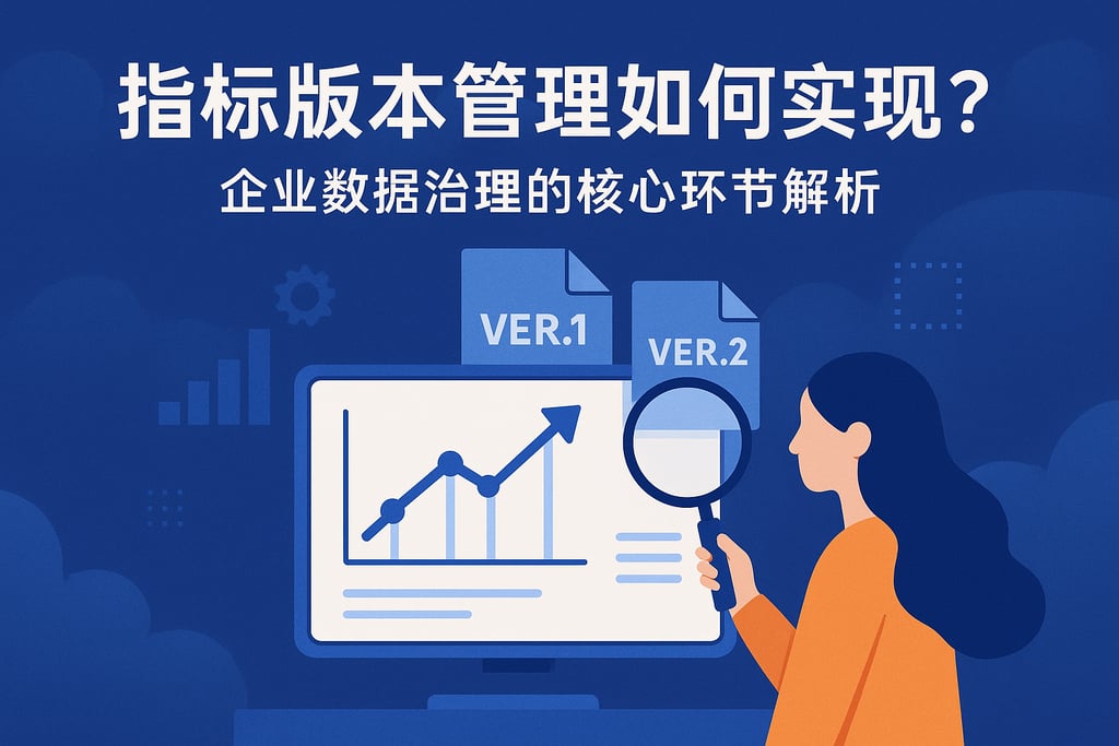 指标版本管理如何实现？企业数据治理的核心环节解析