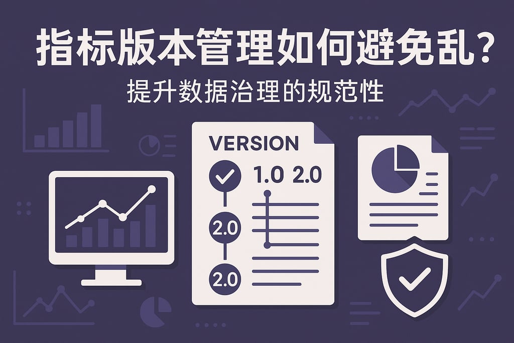 指标版本管理如何避免混乱？提升数据治理的规范性