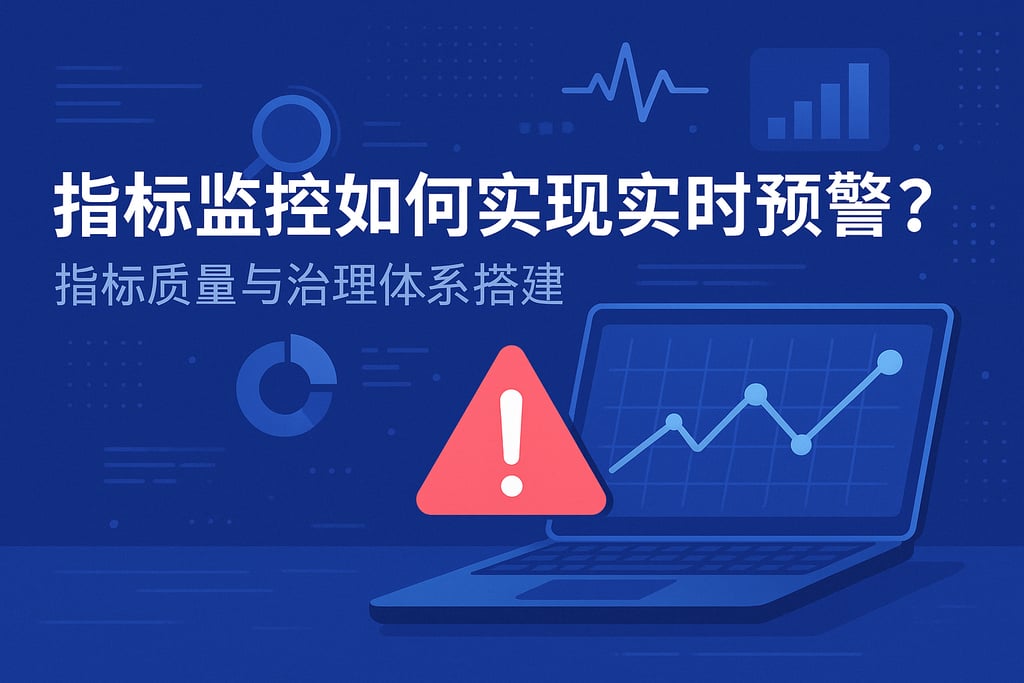 指标监控如何实现实时预警？指标质量与治理体系搭建