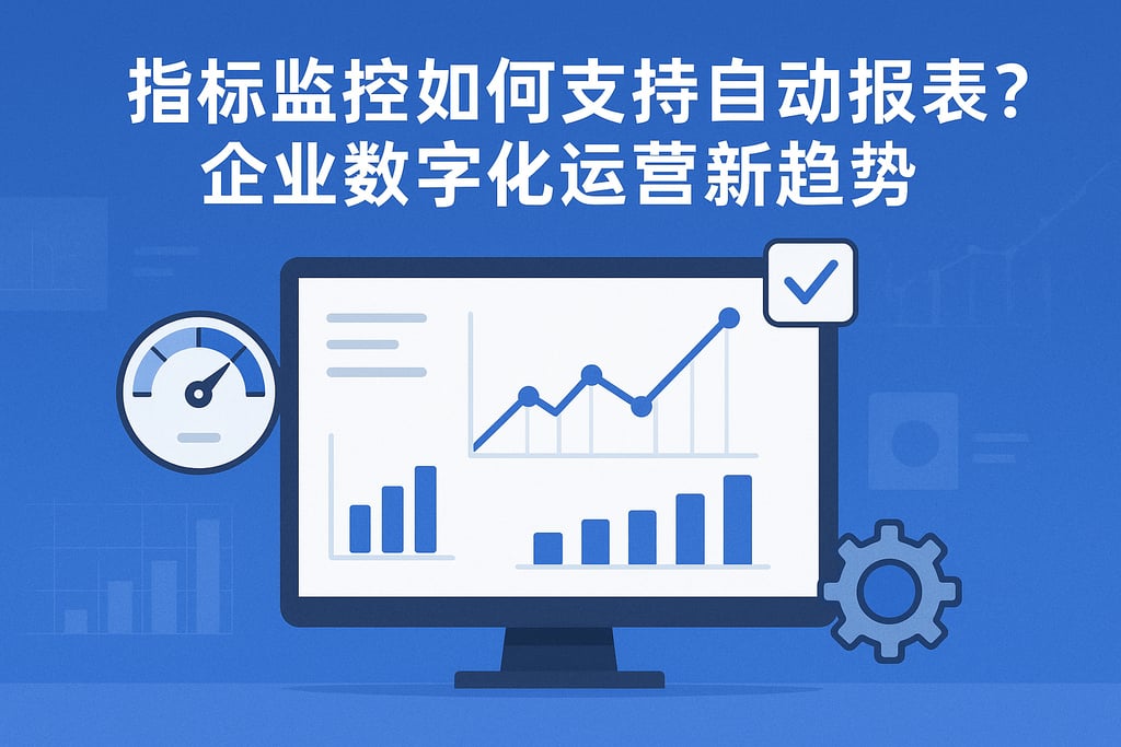 指标监控如何支持自动报表？企业数字化运营新趋势